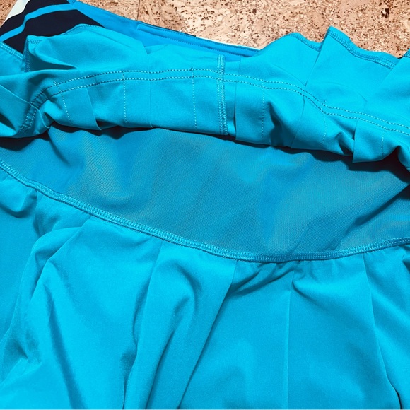 Lululemon Run Pace Setter Skort In Blue Surge Sz 10 - Picture 14 of 16